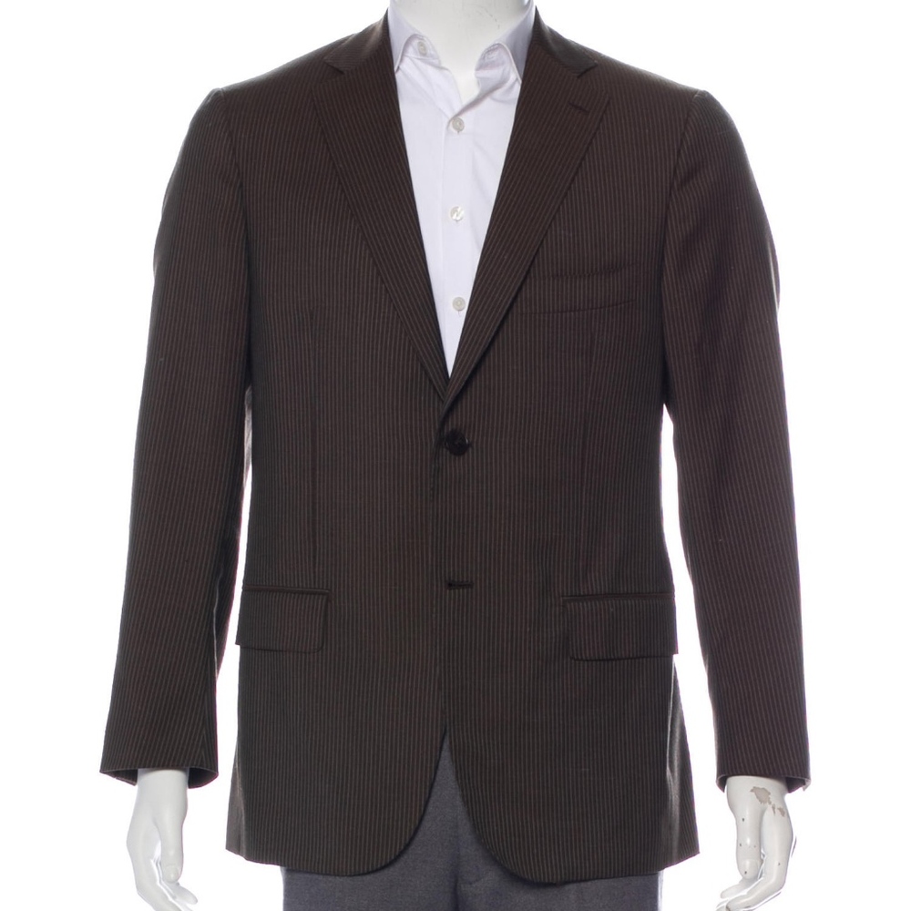 ISAIA Wool Pinstripe Blazer